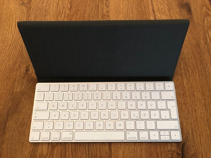 Apple Magic Keyboard with a stand/cover combo