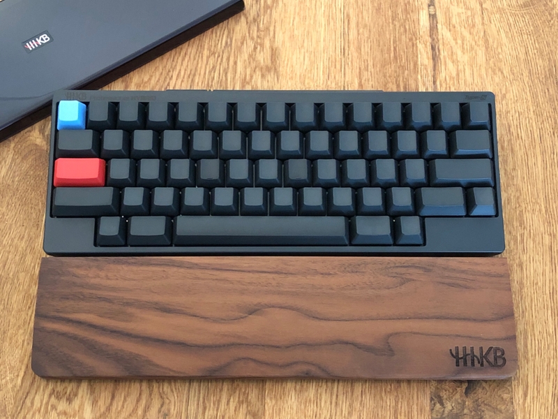 HHKB Hybrid Professional Type-S with palm rest and cover