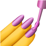 nail painting emoji as styled components logo